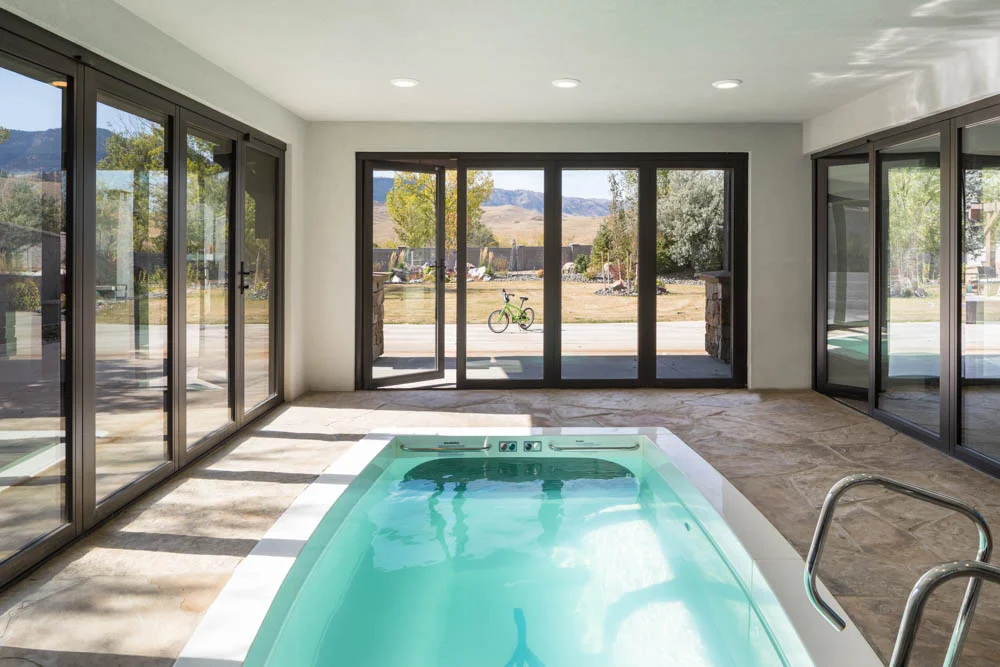 Pool View Design by Studio 250 in Jackson, Wyoming